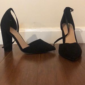 ASOS High-heeled Black Block Shoes